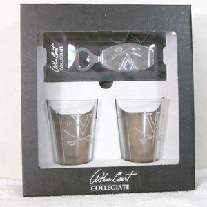University of Virginia Pub Glass/Opener Set - Arthur Court Designs - New in Box